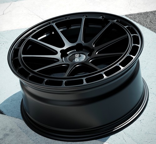 Black cyclone alloy wheels - 18",